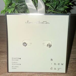 A New Day Sterling Silver Stud Earrings